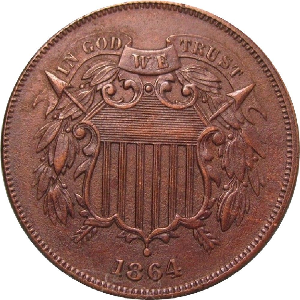 1864-Two-Cent-Copper